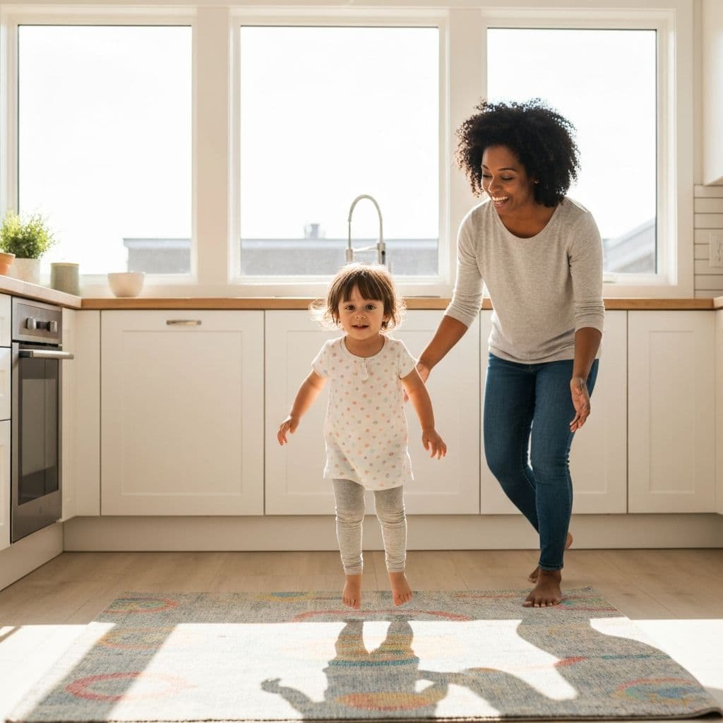 Een ouder en kind die samen leren achter de computer